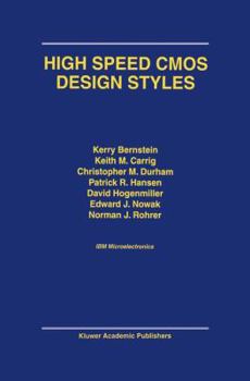 Paperback High Speed CMOS Design Styles Book