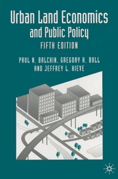 Paperback Urban Land Economics and Public Policy Book