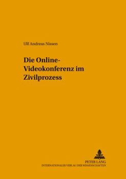 Paperback Die Online-Videokonferenz im Zivilprozess [German] Book