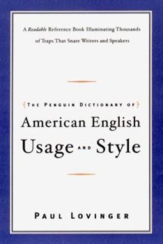 Hardcover The Penguin Dictionary of American Usage and Style Book