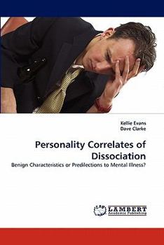 Paperback Personality Correlates of Dissociation Book