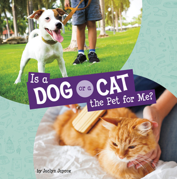 Paperback Is a Dog or a Cat the Pet for Me? Book