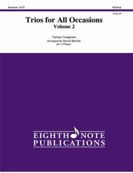 Paperback Trios for All Occasions, Vol 2: 3 Flutes, Score & Parts Book