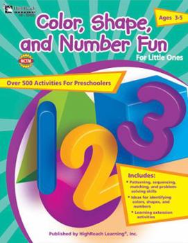 Paperback Color, Shape, and Number Fun for Little Ones, Grades Preschool - Pk Book