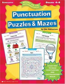 Paperback Punctuation Puzzles & Mazes (4-8) Book