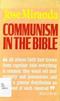 Paperback Communism in the Bible Book