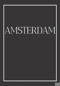 Paperback Amsterdam: A decorative book for coffee tables, bookshelves, bedrooms and interior design styling: Stack International city books Book