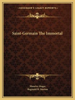 Paperback Saint-Germain The Immortal Book