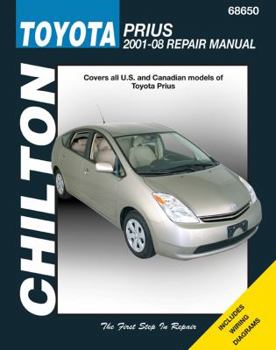 Paperback Toyota Prius 2001-08 Repair Manual Book