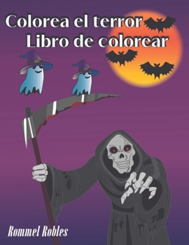 Paperback Colorea el terror [Spanish] Book