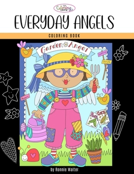 Paperback The Coloring Cafe-Everyday Angels Book