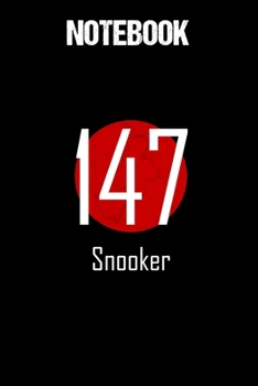 Snooker Notebook: Notizbuch Snooker als Geschenk für Snookerspieler / 6x9 Zoll 120 Seiten kariert / Snooker Fan Tagebuch oder Notizheft für Snookerverein (German Edition)