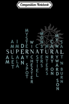 Paperback Composition Notebook: Supernatural For Men Woman Kids Journal/Notebook Blank Lined Ruled 6x9 100 Pages Book