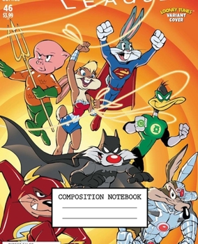 Composition Notebook: Looney Tunes Soft Glossy Cover Wide Ruled Lined Pages Book 7.5 x 9.25 Inches 110 Pages