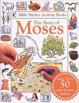 Hardcover Bible Sticker Activity Book--The Story of Moses Book