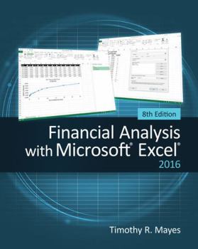 Paperback Financial Analysis with Microsoft Excel 2016, 8e Book