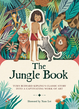 Hardcover Paperscapes: The Jungle Book: Turn Rudyard Kipling's Classic Story Into a Captivating Work of Art Book