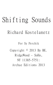 Paperback Shifting Sounds Book