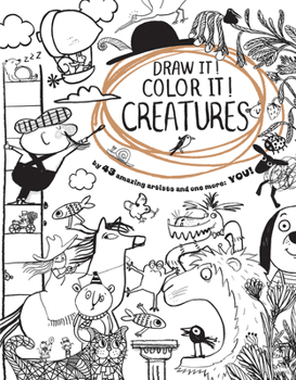 Paperback Draw It! Color It! Creatures Book