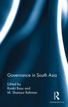 Hardcover Governance in South Asia Book