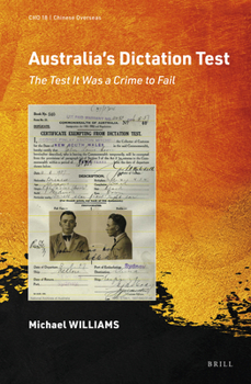 Hardcover Australia's Dictation Test: The Test It Was a Crime to Fail Book