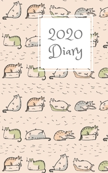 Paperback 2020 Diary: 5x8 week to a page planner with 12 monthly planners. Lined paper pages after diary for all your notes. Perfect for gen Book