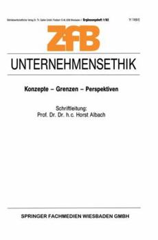 Paperback Unternehmensethik: Konzepte -- Grenzen -- Perspektiven [German] Book