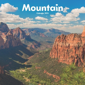 Paperback Mountain Calendar 2021: Wall Calendar 12 Month, Nature Calendar 2021 Book