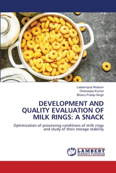 Paperback Development and Quality Evaluation of Milk Rings: A Snack Book