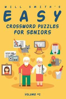 Paperback Will Smith Easy Crossword Puzzle For Seniors - Volume 2 Book