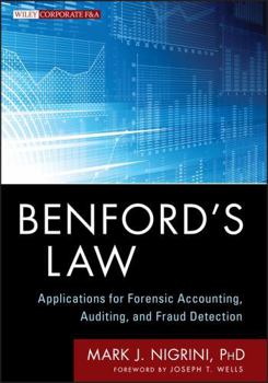 Hardcover Benford's Law Book
