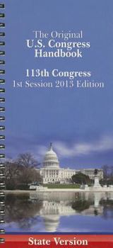Us Congress Handbook (State Edition): 2013