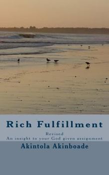 Paperback Rich Fulfillment Revised: An insight to your God given assignment Book