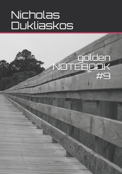 Paperback golden NOTEBOOK #9 Book