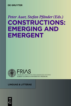 Hardcover Constructions: Emerging and Emergent Book