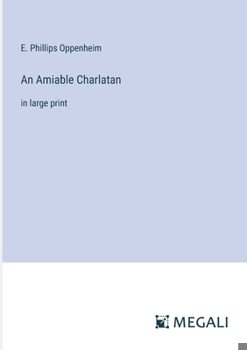 Paperback An Amiable Charlatan: in large print Book