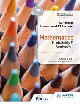 Paperback Cambridge International as & a Level Mathematics Probability & Statistics 1 Book