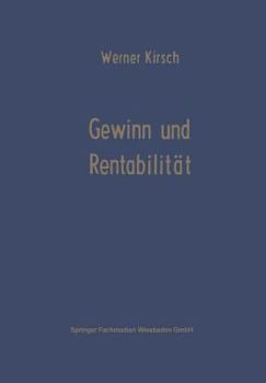 Paperback Gewinn Und Rentabilität [German] Book