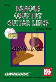 Paperback Famous Country Guitar Lines Qwikguide Book