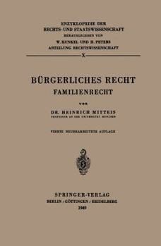 Paperback Bürgerliches Recht: Familienrecht [German] Book