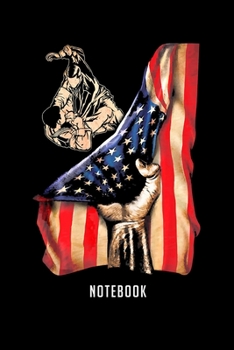 Notebook: Jiu jitsu american flag Notebook|6x9(100 pages)Blank Lined Paperback Journal For Student|Jiu jitsu Notebook for Journaling & Training Notes|BJJ Jounal|Jiu jitsu Gifts| Composition Notebook