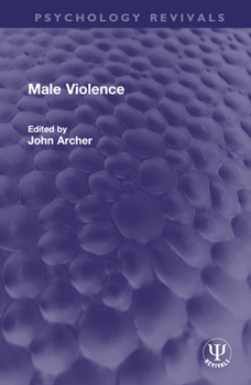 Hardcover Male Violence Book