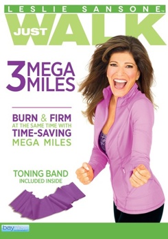 DVD Leslie Sansone: 3 Mega Miles Book