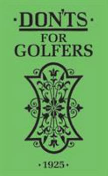 Hardcover Don'ts for Golfers Book