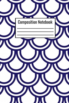 Paperback Composition Notebook: Mermaid Scales Journal Lined School Notebook - 120 Pages - 6x9 - Children Kids Girls Teens Women Book