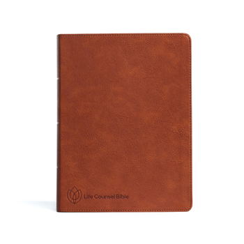 Imitation Leather CSB Life Counsel Bible, Burnt Sienna Leathertouch: Practical Wisdom for All of Life Book