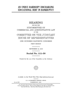 Paperback An undue hardship?: discharging educational debt in bankruptcy Book