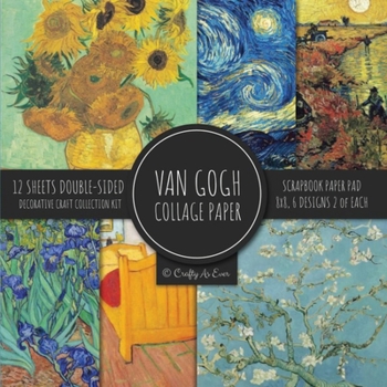 Van Gogh Collage Paper for Scrapbooking: Famous Paintings, Fine Art Prints, Vintage Crafts Decorative Paper
