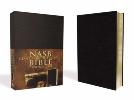 Imitation Leather Giant Print Reference Bible-NASB-Personal Size [Large Print] Book