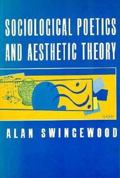 Paperback Sociological Poetics and Aesthetic Theory Book